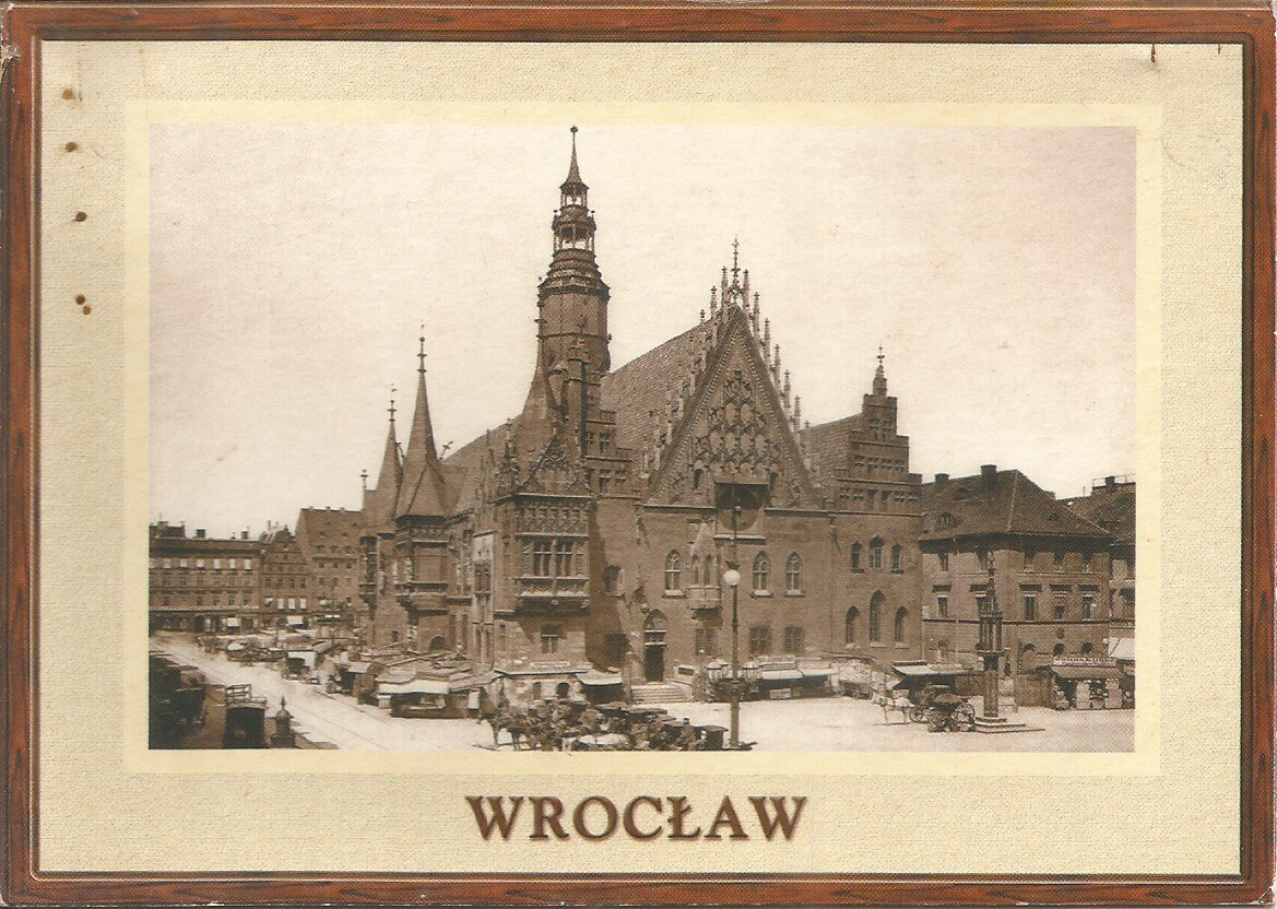 Wroclaw belediye binası. 3 Nisan 2018 Polonya.